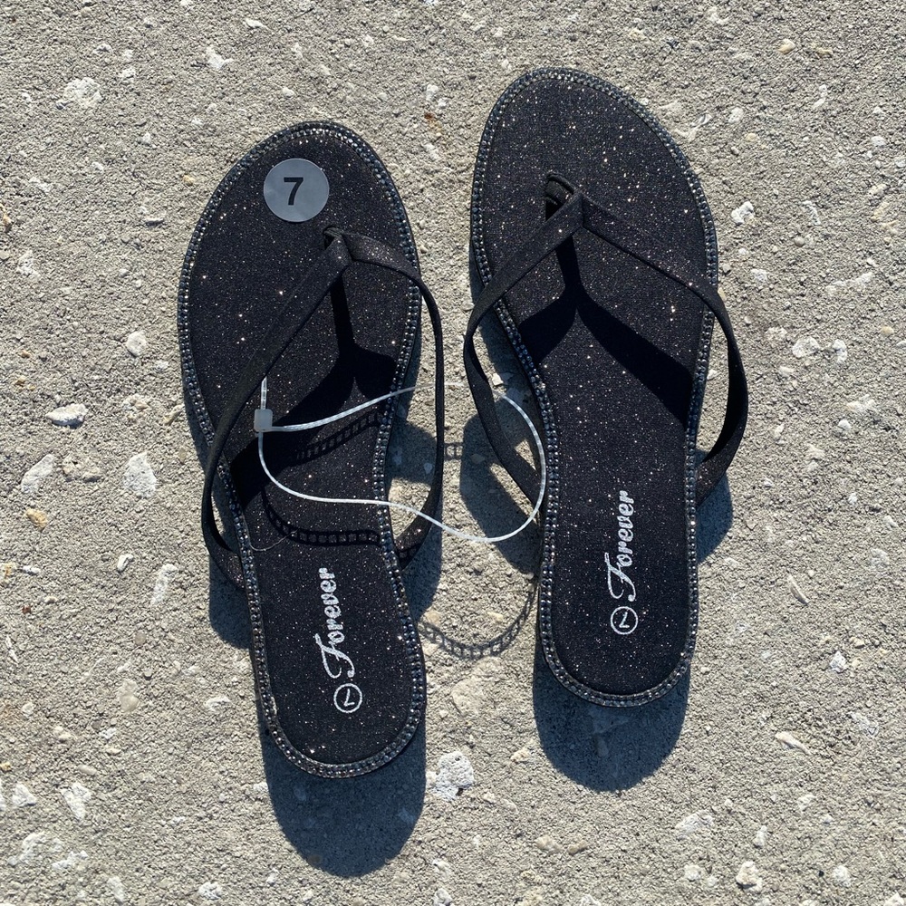 Glittery sandals